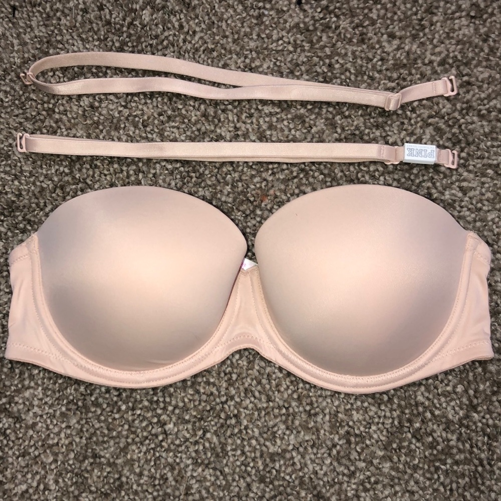 PINK VICTORIAS SECRET Strapless Bra